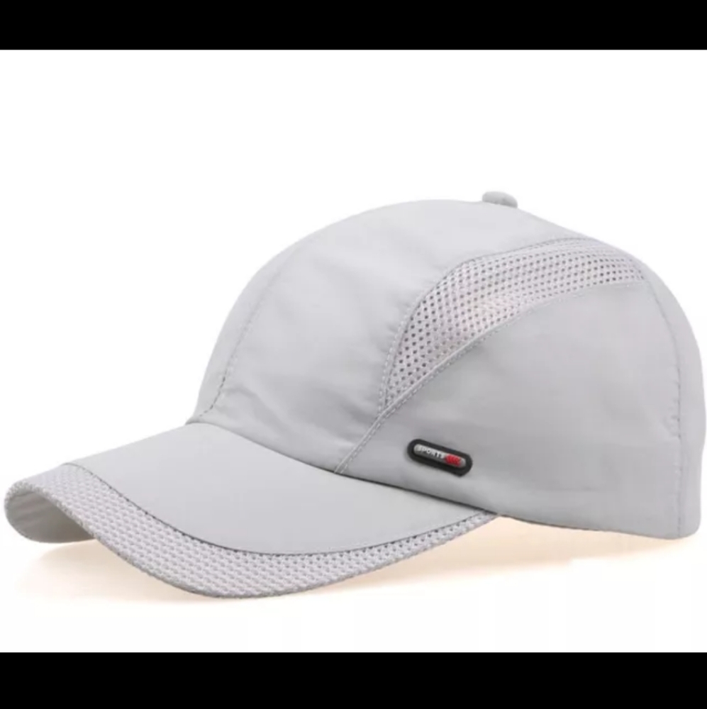 2/$10 Grey Summer Quick Drying Cap